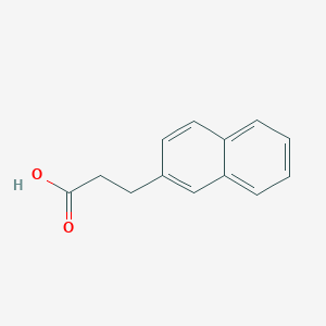 molecular formula C13H12O2 B182724 3-(Naphthalen-2-yl)propanoic acid CAS No. 21658-35-5