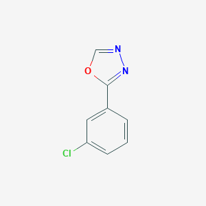 molecular formula C8H5ClN2O B182736 2-(3-Chlorophenyl)-1,3,4-oxadiazole CAS No. 5378-33-6