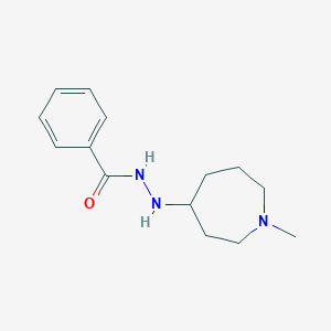 molecular formula C14H21N3O B182740 N'-(1-Methylazepan-4-yl)benzohydrazide CAS No. 110406-94-5