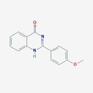 molecular formula C15H12N2O2 B182756 2-(4-methoxyphenyl)-1H-quinazolin-4-one CAS No. 1152-07-4
