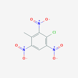 molecular formula C7H4ClN3O6 B182765 2-Chloro-4-methyl-1,3,5-trinitrobenzene CAS No. 1084-17-9