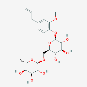 molecular formula C22H32O11 B182766 Eugenol rutinoside CAS No. 138772-01-7