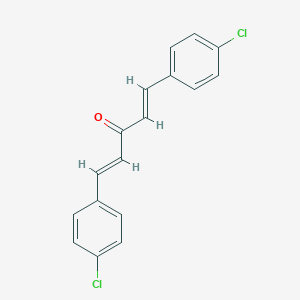 molecular formula C17H12Cl2O B182767 (1E,4E)-1,5-bis(4-chlorophenyl)penta-1,4-dien-3-one CAS No. 37630-47-0