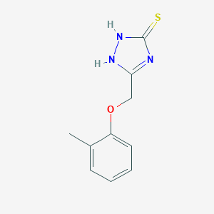 molecular formula C10H11N3OS B182770 5-邻甲氧基甲基-4H-[1,2,4]三唑-3-硫醇 CAS No. 143540-95-8