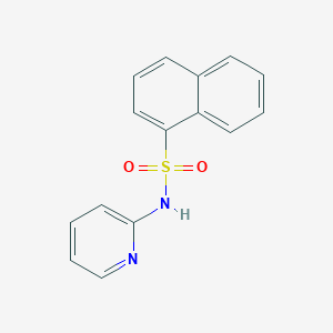 molecular formula C15H12N2O2S B182777 N-(Pyridin-2-yl)naphthalene-1-sulfonamide CAS No. 89257-24-9