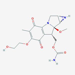 molecular formula C17H21N3O7 B018278 7-(2-Hydroxyethoxy)mitosane CAS No. 105139-98-8