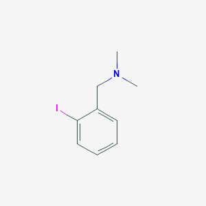 molecular formula C9H12IN B182782 1-(2-碘苯基)-N,N-二甲基甲胺 CAS No. 10175-33-4