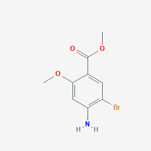 molecular formula C9H10BrNO3 B182784 Methyl 4-amino-5-bromo-2-methoxybenzoate CAS No. 111049-68-4