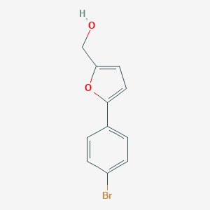 molecular formula C11H9BrO2 B182785 [5-(4-溴苯基)-2-呋喃基]甲醇 CAS No. 33342-28-8