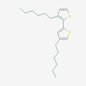 B182799 3,4'-Dihexyl-2,2'-bithiophene CAS No. 135926-93-1