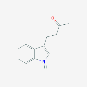 molecular formula C12H13NO B182806 4-(1H-吲哚-3-基)丁-2-酮 CAS No. 5541-89-9