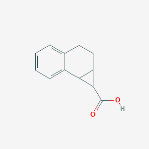 molecular formula C12H12O2 B182819 1a,2,3,7b-Tetrahydro-1H-cyclopropa[a]naphthalene-1-carboxylic acid CAS No. 109010-42-6