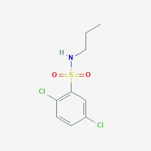 molecular formula C9H11Cl2NO2S B182829 2,5-dichloro-N-propylbenzenesulfonamide CAS No. 88522-13-8