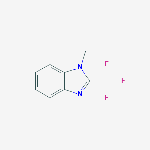 molecular formula C9H7F3N2 B182833 1-Methyl-2-(trifluoromethyl)benzimidazole CAS No. 384-46-3