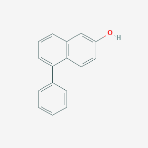 molecular formula C16H12O B182835 5-Phenylnaphthalen-2-ol CAS No. 156152-21-5