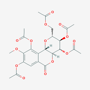 molecular formula C24H26O14 B182837 Bergenin Pentaacetate CAS No. 14531-47-6