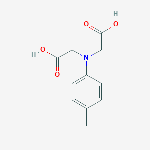 molecular formula C11H13NO4 B182839 2-[N-(carboxymethyl)-4-methylanilino]acetic acid CAS No. 28444-51-1