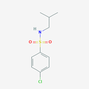 molecular formula C10H14ClNO2S B182850 4-chloro-N-(2-methylpropyl)benzenesulfonamide CAS No. 29024-82-6