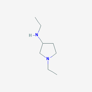molecular formula C8H18N2 B182852 N,1-Diethylpyrrolidin-3-amine CAS No. 108963-17-3