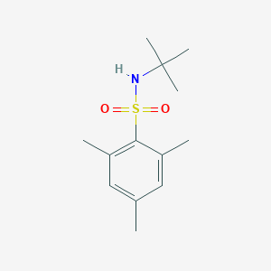 molecular formula C13H21NO2S B182857 N-tert-butyl-2,4,6-trimethylbenzenesulfonamide CAS No. 161452-12-6