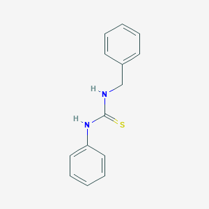 molecular formula C14H14N2S B182860 1-苄基-3-苯基硫脲 CAS No. 726-25-0