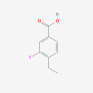 molecular formula C9H9IO2 B182863 4-乙基-3-碘苯甲酸 CAS No. 103441-03-8