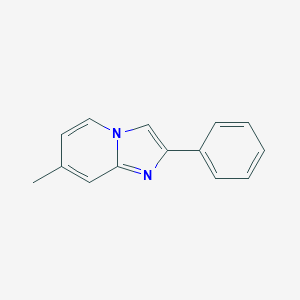 molecular formula C14H12N2 B182874 7-甲基-2-苯基咪唑并[1,2-a]吡啶 CAS No. 885-91-6