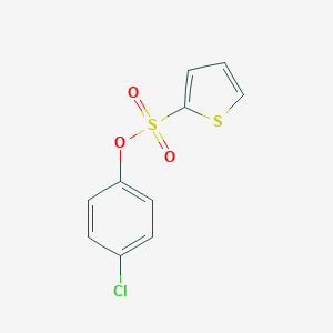molecular formula C10H7ClO3S2 B182876 4-Chlorophenyl thiophene-2-sulfonate CAS No. 88022-34-8