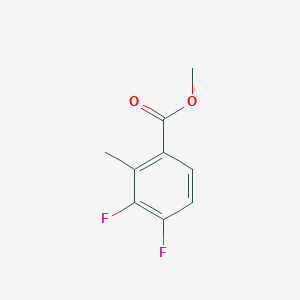 molecular formula C9H8F2O2 B182891 甲基3,4-二氟-2-甲基苯甲酸酯 CAS No. 160775-14-4