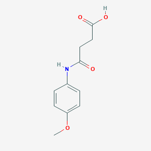 molecular formula C11H13NO4 B182917 4-(4-甲氧基苯胺基)-4-氧代丁酸 CAS No. 56106-05-9