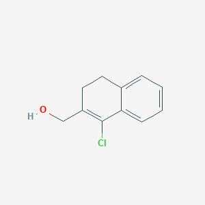 molecular formula C11H11ClO B182918 (1-Chloro-3,4-dihydronaphthalen-2-yl)methanol CAS No. 128104-82-5