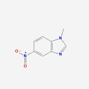 molecular formula C8H7N3O2 B182920 1-甲基-5-硝基苯并咪唑 CAS No. 5381-78-2