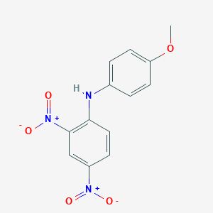 molecular formula C13H11N3O5 B182929 N-(4-甲氧基苯基)-2,4-二硝基苯胺 CAS No. 967-35-1