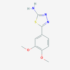 molecular formula C10H11N3O2S B182940 5-(3,4-Dimethoxyphenyl)-1,3,4-thiadiazol-2-amine CAS No. 5427-87-2