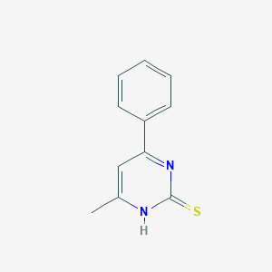 molecular formula C11H10N2S B182950 4-甲基-6-苯基嘧啶-2-硫醇 CAS No. 27955-44-8