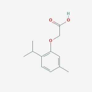 molecular formula C12H16O3 B182958 2-(2-异丙基-5-甲基苯氧基)乙酸 CAS No. 5333-40-4