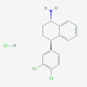 molecular formula C16H16Cl3N B018296 (1S,4S)-N-Desmethyl Sertraline Hydrochloride CAS No. 675126-10-0