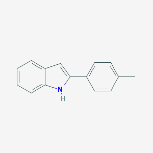 molecular formula C15H13N B182963 2-(4-甲基苯基)-1H-吲哚 CAS No. 55577-25-8