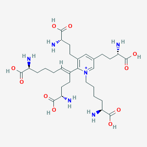 molecular formula C30H49N6O10+ B018300 Pentasine CAS No. 108133-63-7