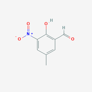 molecular formula C8H7NO4 B183002 2-Hydroxy-5-methyl-3-nitrobenzaldehyde CAS No. 66620-31-3
