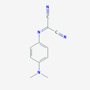 molecular formula C11H10N4 B183014 {[4-(Dimethylamino)phenyl]imino}propanedinitrile CAS No. 91091-11-1