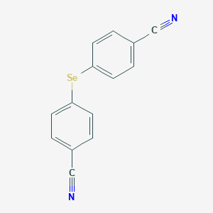 B183015 4-[(4-Cyanophenyl)selanyl]benzonitrile CAS No. 117995-33-2
