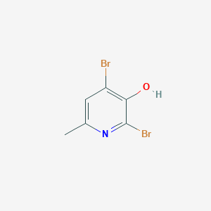 molecular formula C6H5Br2NO B183025 2,4-二溴-6-甲基吡啶-3-醇 CAS No. 23003-29-4
