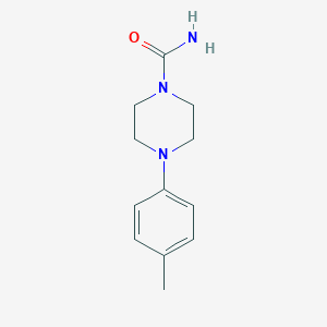 molecular formula C12H17N3O B183030 4-(4-甲基苯基)哌嗪-1-甲酰胺 CAS No. 85474-81-3