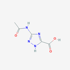 B183039 5-Acetamido-1H-1,2,4-triazole-3-carboxylic acid CAS No. 199291-95-7