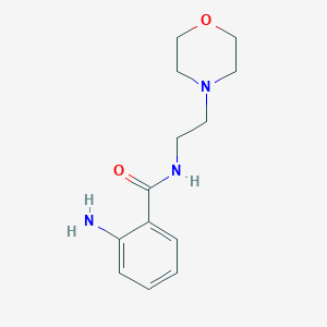 molecular formula C13H19N3O2 B183050 2-氨基-N-[2-(4-吗啉基)乙基]苯甲酰胺 CAS No. 857486-15-8