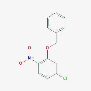 molecular formula C13H10ClNO3 B183057 2-(Benzyloxy)-4-chloro-1-nitrobenzene CAS No. 84437-61-6