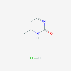 molecular formula C5H7ClN2O B018306 4-Methylpyrimidin-2-ol hydrochloride CAS No. 5348-51-6