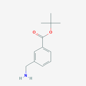 molecular formula C12H17NO2 B183067 叔丁基3-(氨甲基)苯甲酸酯 CAS No. 102638-45-9