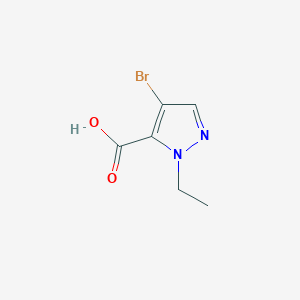 molecular formula C6H7BrN2O2 B183070 4-Bromo-1-ethyl-1H-pyrazole-5-carboxylic acid CAS No. 514800-97-6